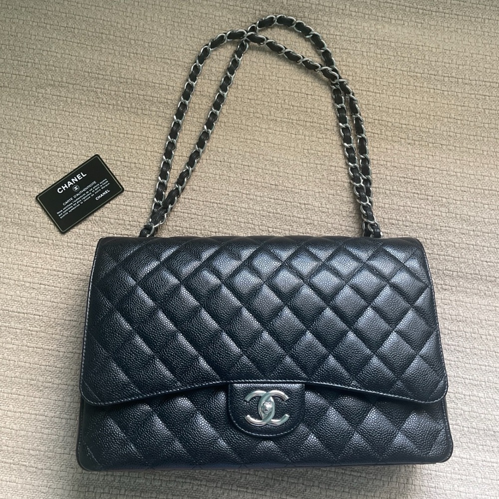 Chanel Black Quilted Leather Shoulder Bag